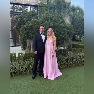 Elegant Pink Evening Gown, Anastacia Maxi Dress in Light Pink
Camila Coelho